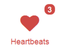 Heartbeats icon with inactive endpoints