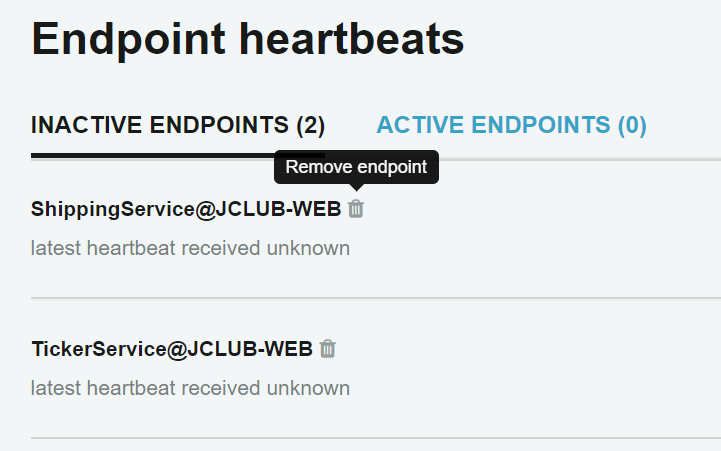Remove endpoint