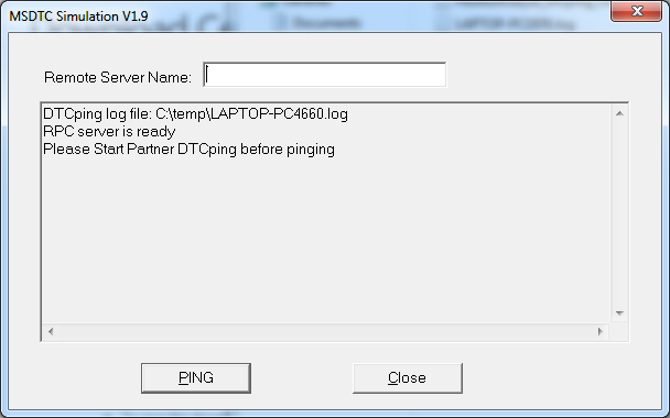 DTCPing tool