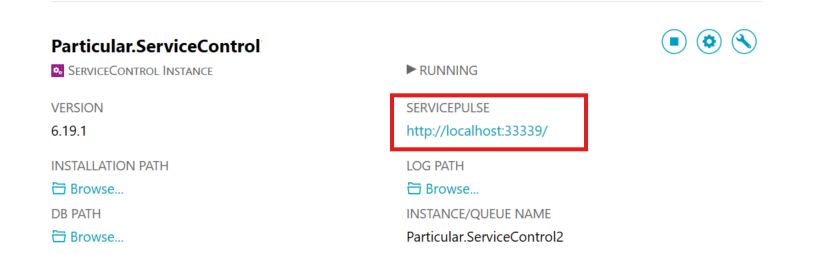 ServicePulse link