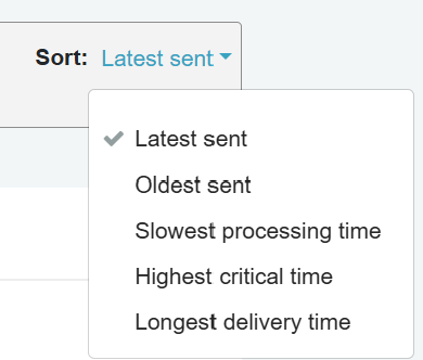 All Message Sort